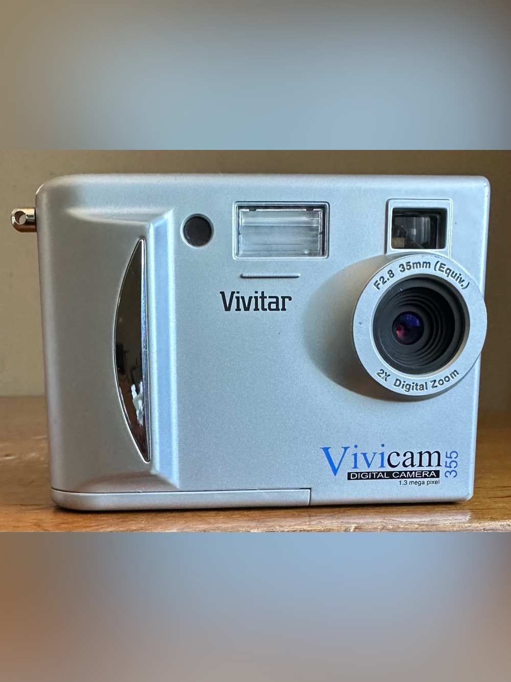 Vivitar Vivicam 355 Silver Digital Camera - Compact Point & Shoot